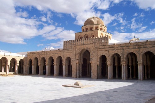 Pátio da mesquita de Kairouan