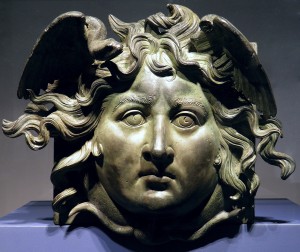 Bronze head of Medusa ()